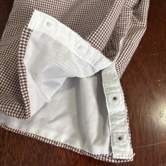 Velani Boys Smocked Embroidered Romper Size 2 Fall Scarecrow Pumpkin Gingham - Picture 9 of 9